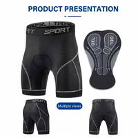 Men's Cycling Shorts - 5D Gel Padding - Breathable Mesh