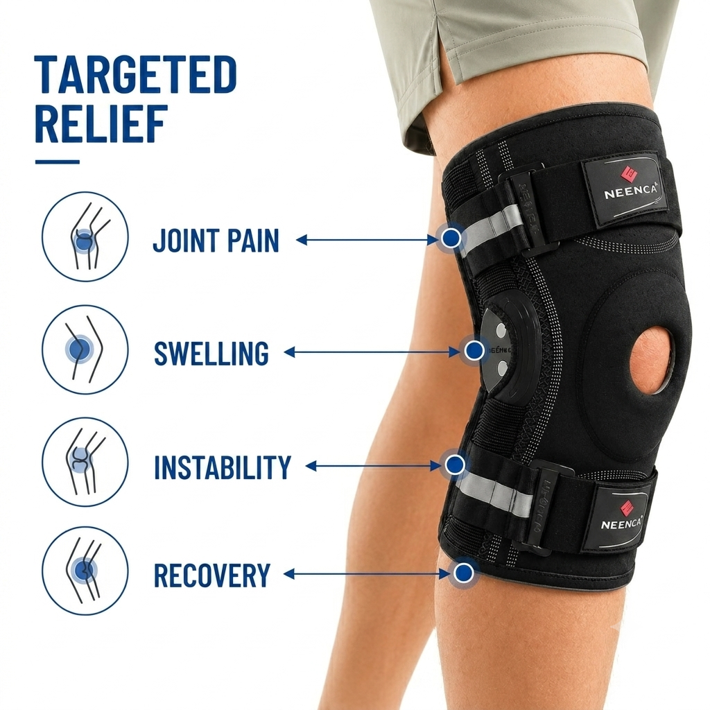 Hinged Knee Brace – Stabilization & Pain Relief