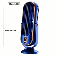Portable Fan & Air Cooler – USB Rechargeable, 5 Speeds & 720° Cooling