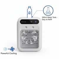 Mini Desk Ice Air Cooler - Hot Summer Days - A/C