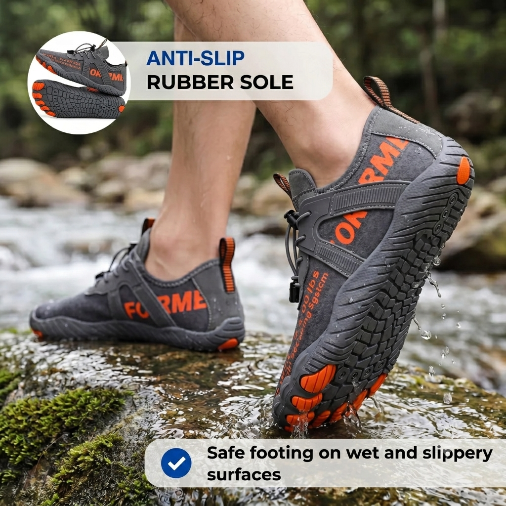 Men's Quick-Dry Water Shoes – Non-Slip for Hiking