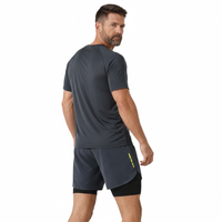 Men's 2-in-1 Sports Shorts – Quick-Drying – Phone Pocket
