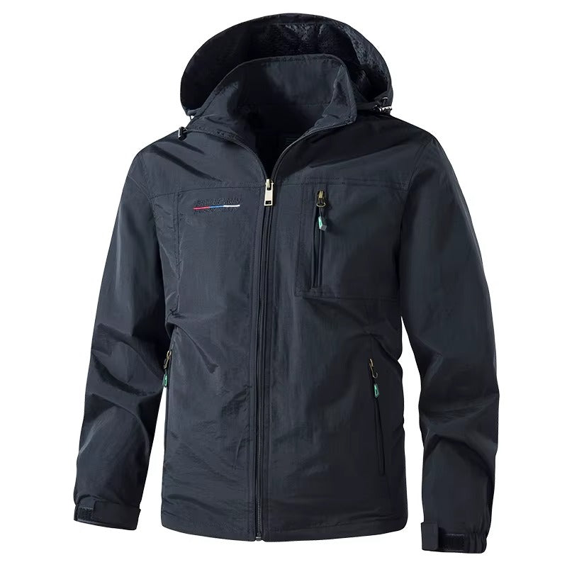 Men’s Autumn Jacket – Waterproof Hooded Coat