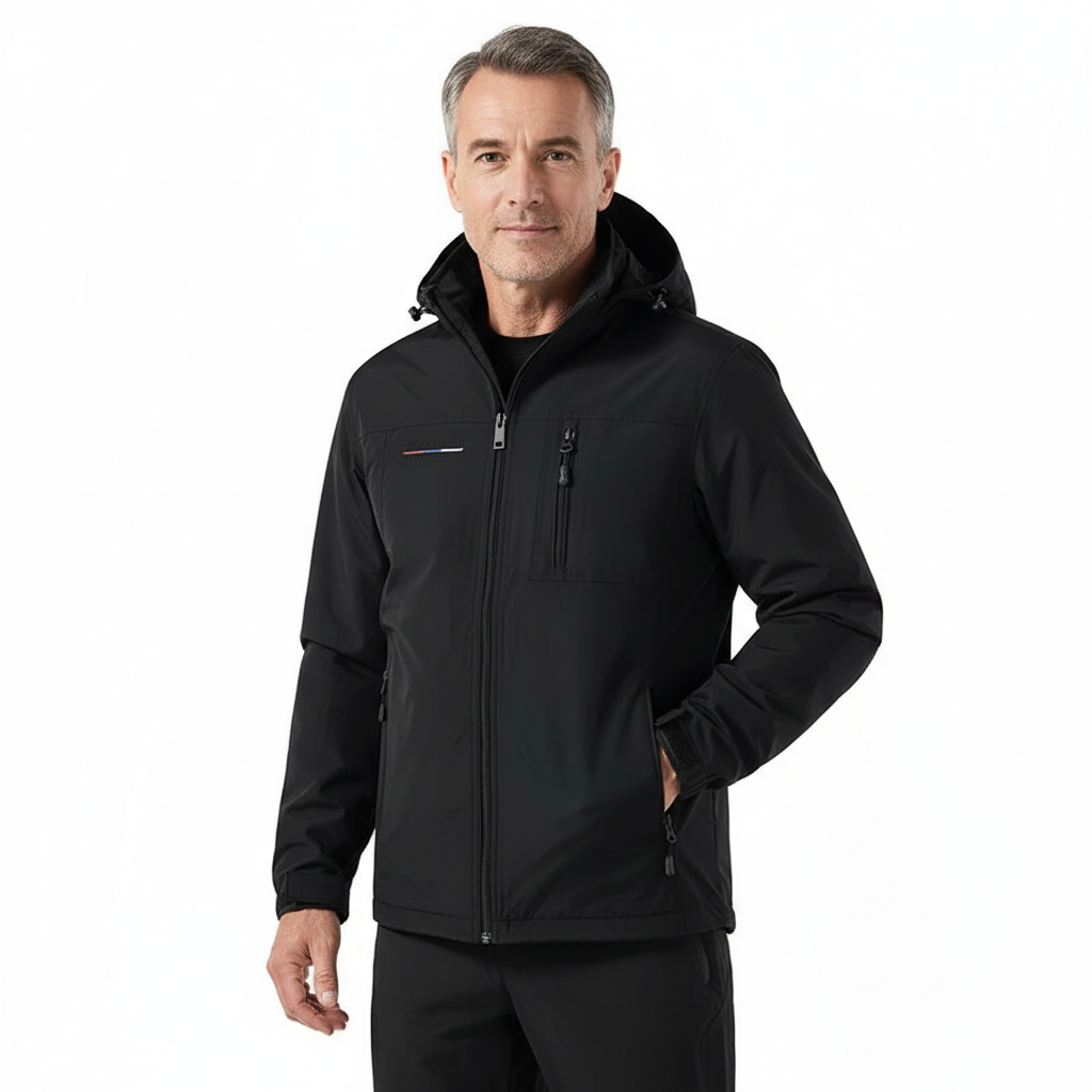 Men’s Autumn Jacket – Waterproof Hooded Coat