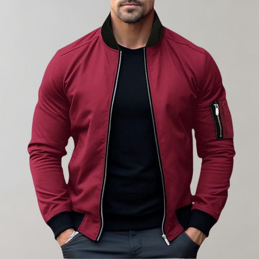 Bomber Jacket - Lightweight Men's Slim Fit Jacket