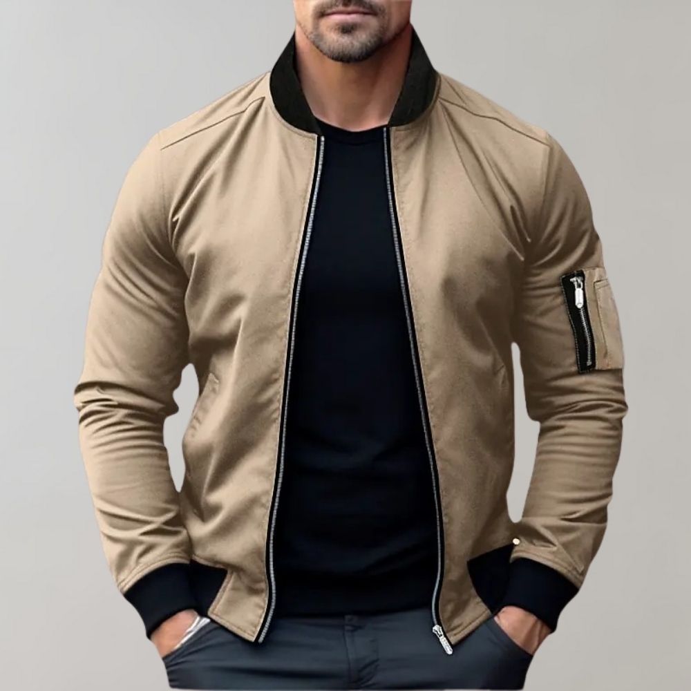 Bomber Jacket - Lightweight Men's Slim Fit Jacket