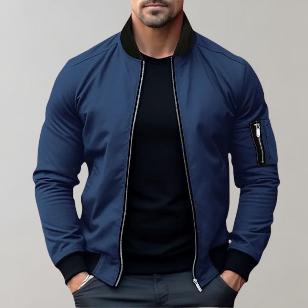 Bomber Jacket - Lightweight Men's Slim Fit Jacket