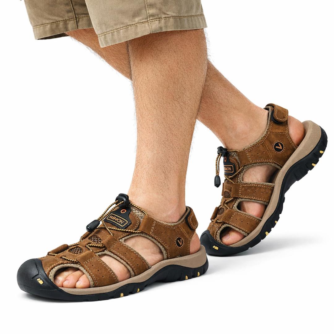 Men’s Breathable Outdoor Sandals – Non-Slip Grip