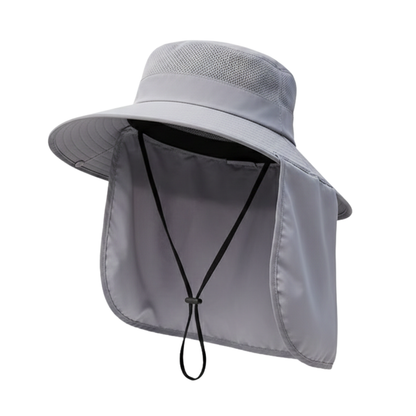 Men’s Fishing Sun Hat – Wide Brim – Neck & Shoulder Cover