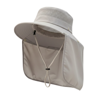 Men’s Fishing Sun Hat – Wide Brim – Neck & Shoulder Cover