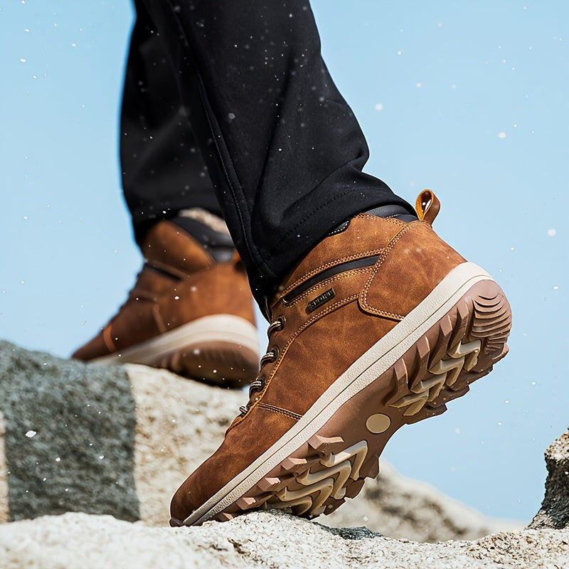 Men’s Hiking Shoes – Insulated Low-Cut Outdoor Footwear