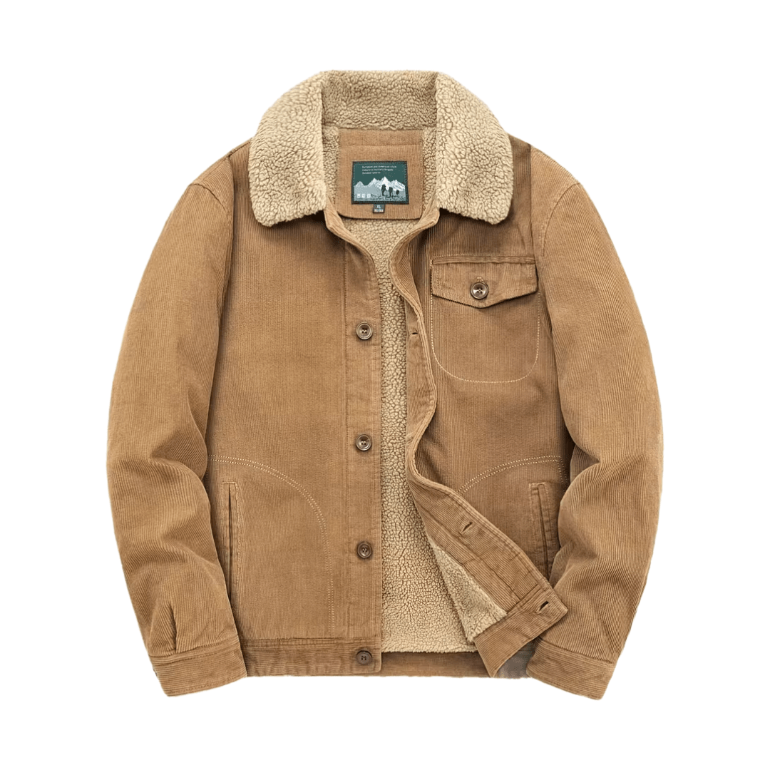 Men’s Outdoor Jacket – Fleece-Lined – Winter