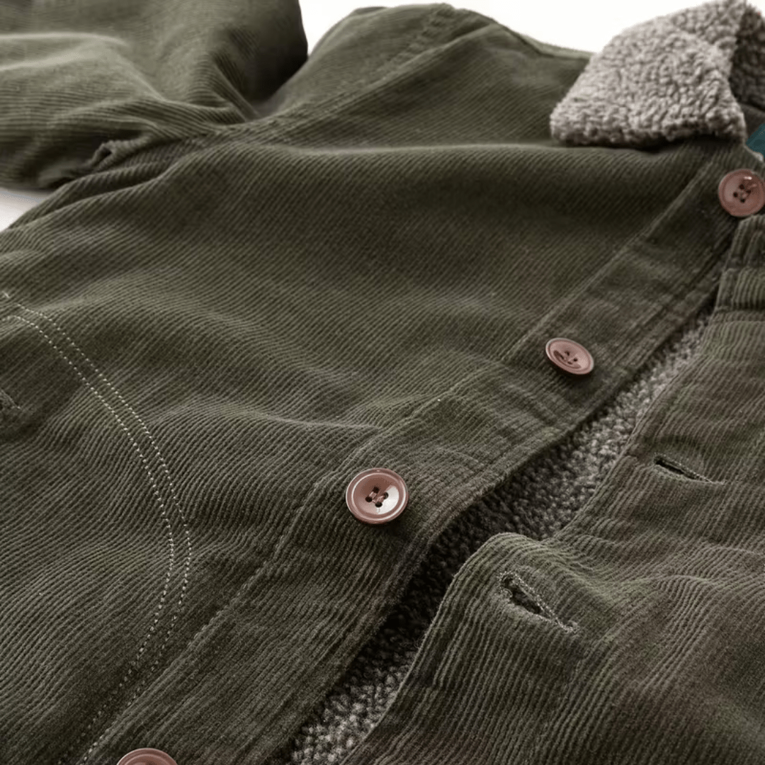 Men’s Outdoor Jacket – Fleece-Lined – Winter