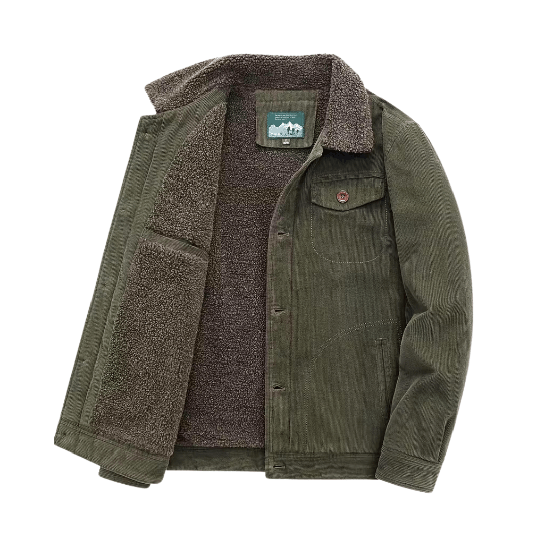 Men’s Outdoor Jacket – Fleece-Lined – Winter