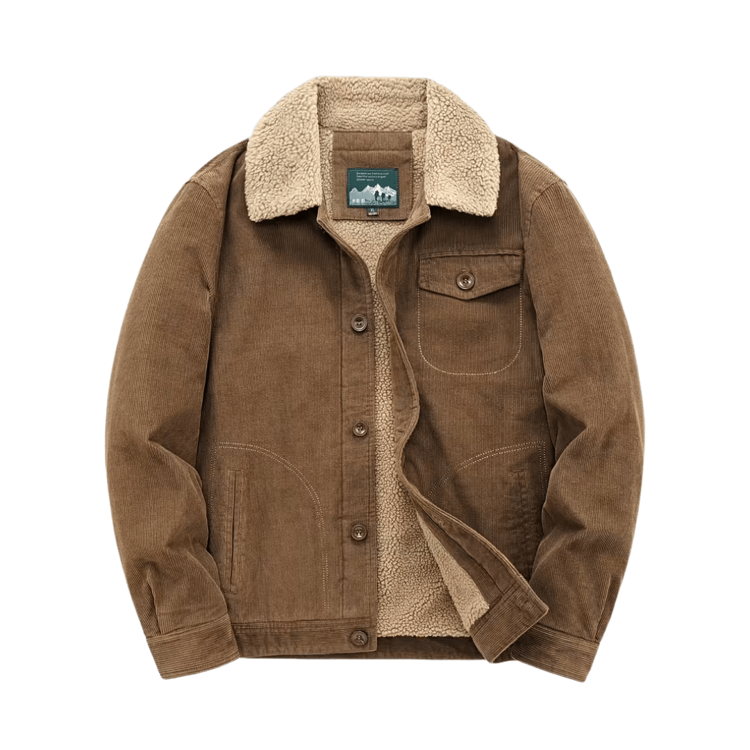 Men’s Outdoor Jacket – Fleece-Lined – Winter