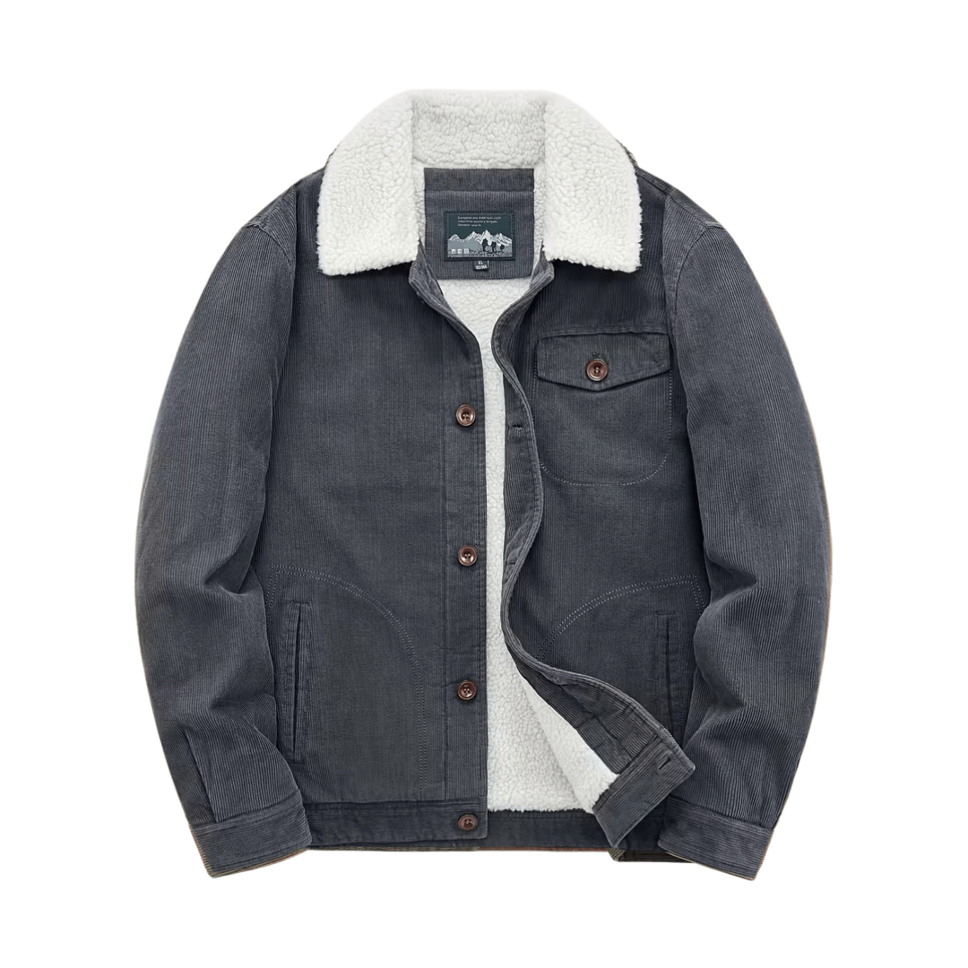 Men’s Outdoor Jacket – Fleece-Lined – Winter