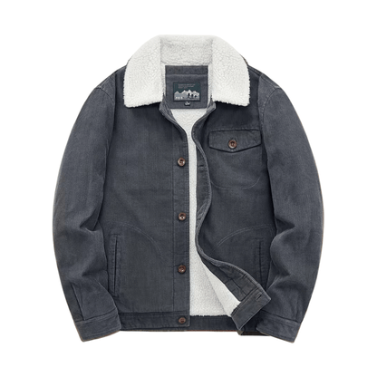 Men’s Outdoor Jacket – Fleece-Lined – Winter