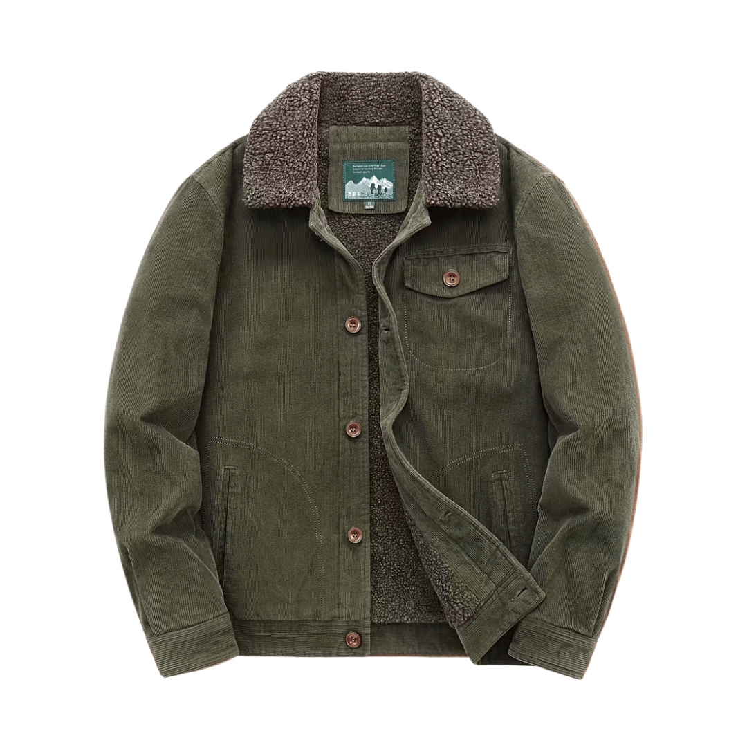 Men’s Outdoor Jacket – Fleece-Lined – Winter