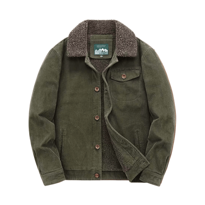 Men’s Outdoor Jacket – Fleece-Lined – Winter