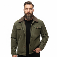 Men’s Outdoor Jacket – Fleece-Lined – Winter