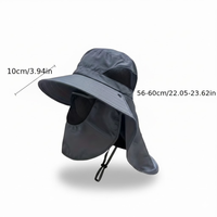 Men’s Outdoor Sun Hat – Removable Face &  Neck Protection