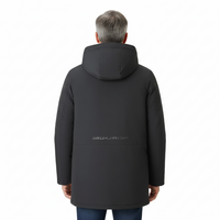 Men’s Outdoor Winter Jacket – Padded & Waterproof – Mid-Length