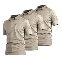 Men’s Quick-Dry Outdoor Polo Shirt – 3-Pack