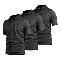 Men’s Quick-Dry Outdoor Polo Shirt – 3-Pack