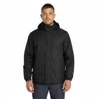 Men’s Rain Jacket – Lightweight with Hood – Waterproof Windbreaker