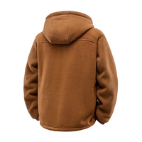 Men’s Sherpa-Lined Hoodie Jacket – Fleece – Hooded
