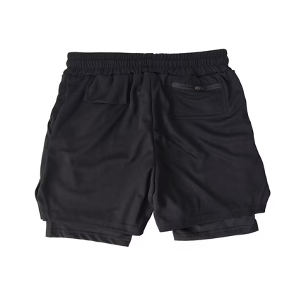 Men’s Sports Shorts – Double-Layer – USA Flag Design