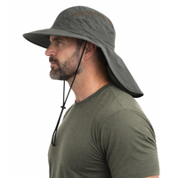 Men’s Sun Hat – Wide Brim – Neck Protection
