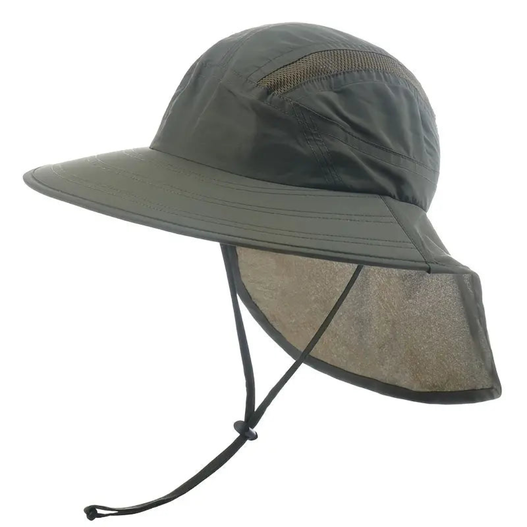 Men’s Sun Hat – Wide Brim – Neck Protection