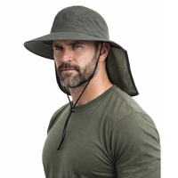 Men’s Sun Hat – Wide Brim – Neck Protection