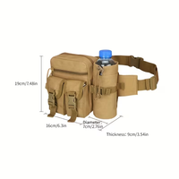 Men's Tactical Belt Bag – Multi Pocket Waist Pack – Outdoor Storage