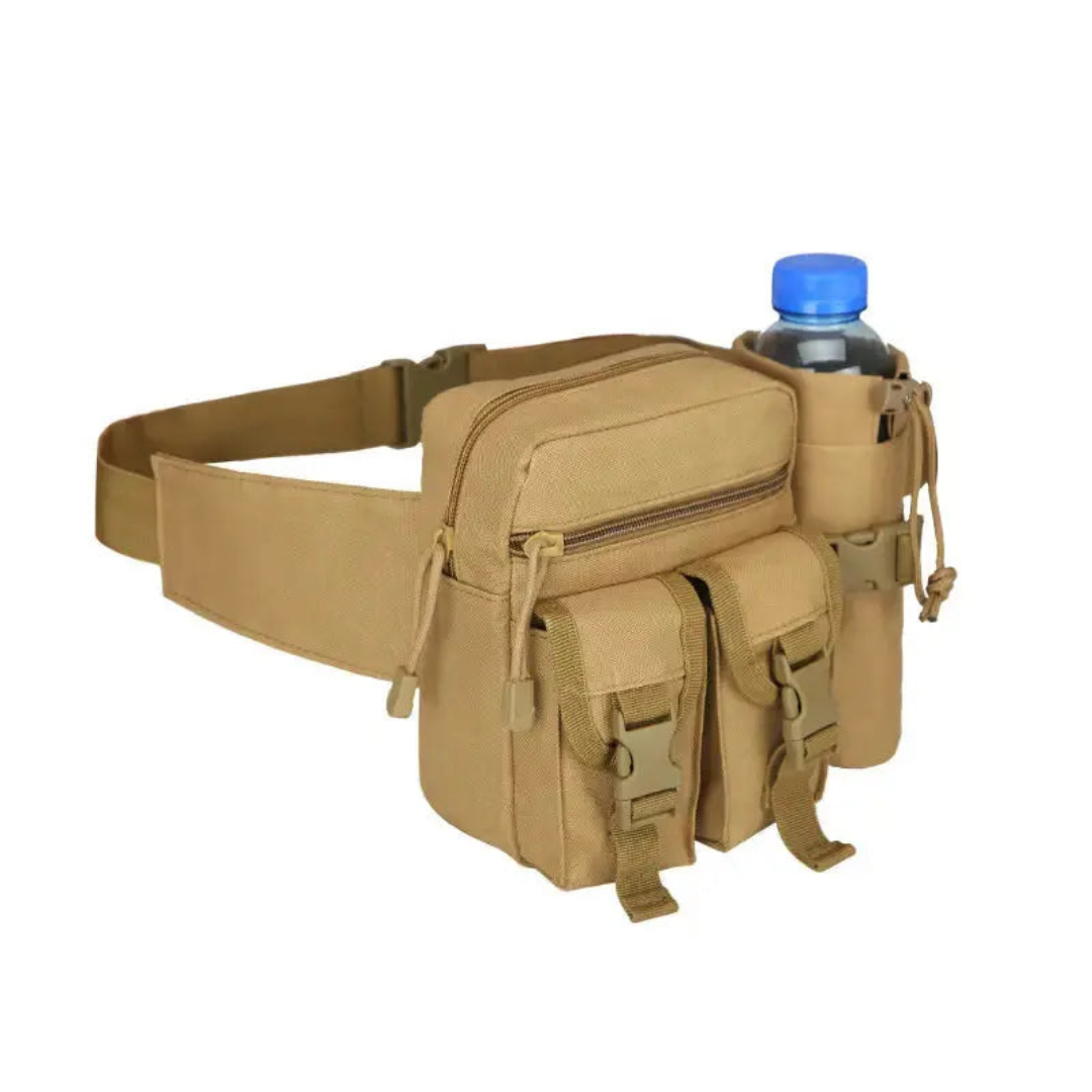Men's Tactical Belt Bag – Multi Pocket Waist Pack – Outdoor Storage