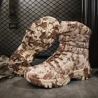 Men’s Tactical Combat Boots – Lace-Up Support – All-Season