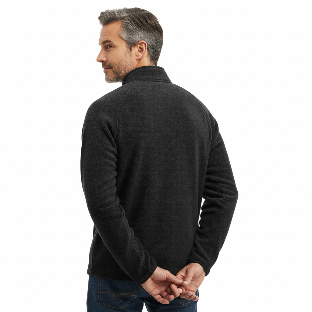 Men’s Thermal Fleece Pullover – Half-Zip & Breathable – Winter