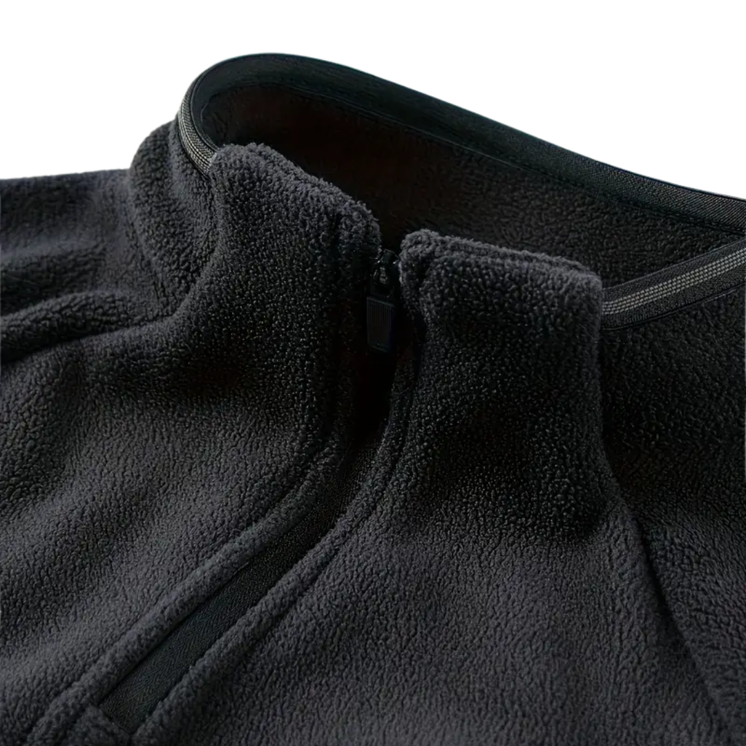 Men’s Thermal Fleece Pullover – Half-Zip & Breathable – Winter