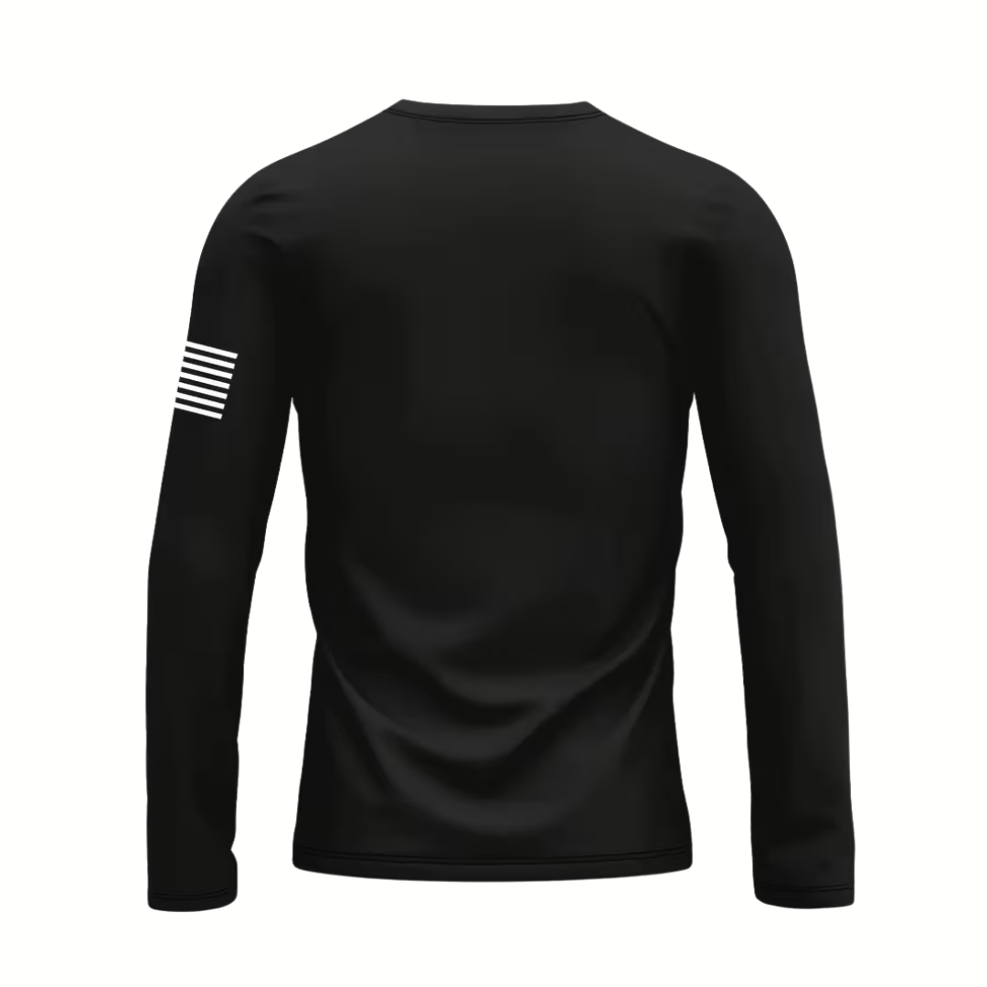 Men’s USA Print Long Sleeve T-Shirt – Crew Neck