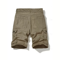 Men’s Utility Cargo Shorts – Multi-Pocket – US Flag Design