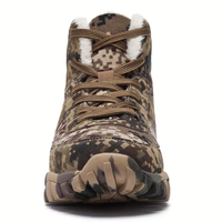 Men’s Winter Snow Boots – Warm Lined – Non-Slip Hiking Grip