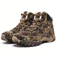 Men’s Winter Snow Boots – Warm Lined – Non-Slip Hiking Grip