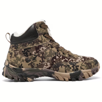 Men’s Winter Snow Boots – Warm Lined – Non-Slip Hiking Grip