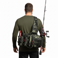 Multi-Functional Outdoor Fishing Sling Bag – Tactical Storage – Adjustable Strap