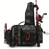 Multi-Functional Outdoor Fishing Sling Bag – Tactical Storage – Adjustable Strap