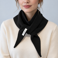 Triangle Scarf for Women - Soft Wool Knit - Neck or Head Scarf