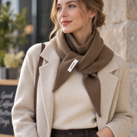 Triangle Scarf for Women - Soft Wool Knit - Neck or Head Scarf