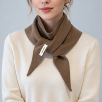 Triangle Scarf for Women - Soft Wool Knit - Neck or Head Scarf
