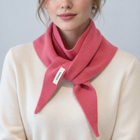 Triangle Scarf for Women - Soft Wool Knit - Neck or Head Scarf